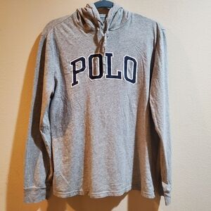 Polo Ralph Lauren Heather Gray Hoodie T-shirt